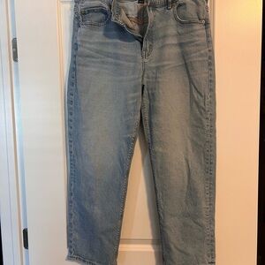 American Eagle Outfitters Super High Rise Ankle Straight Jeans 14